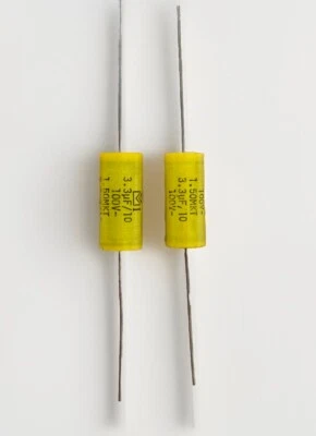 ARCOTRONICS MKP Condensatori MKT Arcotronics 3.3 uF/ 10 100 Vdc 2.5 X 1.2 Cm (Lotto Di 2 Pcs )