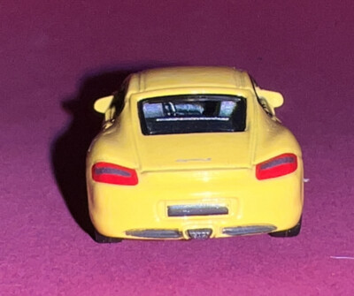 HO Scale Porsche Cayman S • Yellow • Welly • Realistically