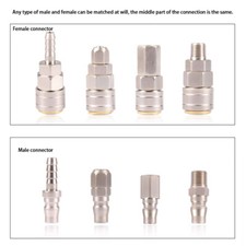 C-Type 1 Air Line Quick Connect Fitting Airline Hose Pneumatic Quick Coupling
