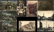 Germany WWI WAR Military Fieldpost Antique Postcard Photographs Cover Collection