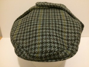 tweed flat cap with ear flaps