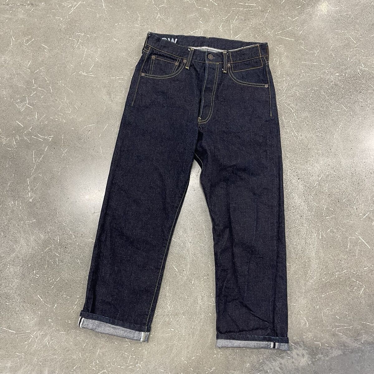 VISVIM Social Sculpture 01 Raw Denim Jeans Sz 30x32 Actual VISVIM Social Sculpture 01 Raw Denim Jeans Sz 30x32 Actual