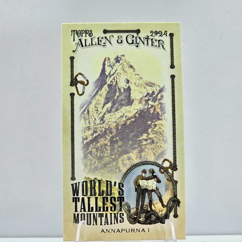 2024 Allen & Ginter Worlds Tallest Mountains Insert PYC - Picture 8 of 15