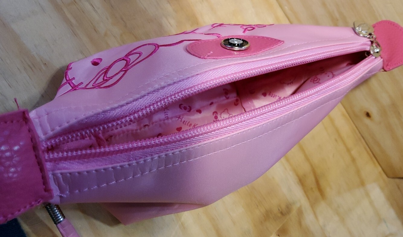 Cute Hello Kitty Cosmetic Bag Hand Bag Makeup Case Storage Bag Multi