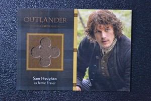 Cryptozoic-Outlander-Season-1-Jamie-Sam-Heughan-M26-Costume-Prop-Trading-Card