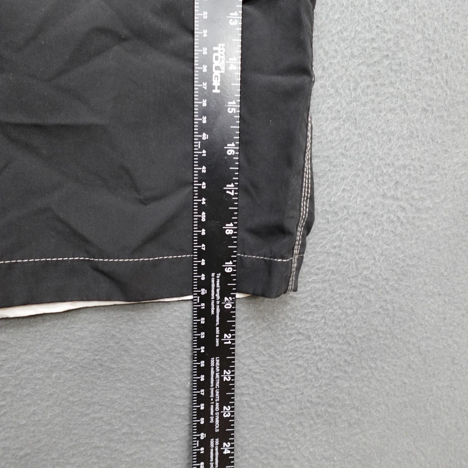 Pantalones Cortos de Carga Free Country Aqua Tech Para Hombre Talla L Negro Calzoncillo Forrado Surf Foto 3 de 4