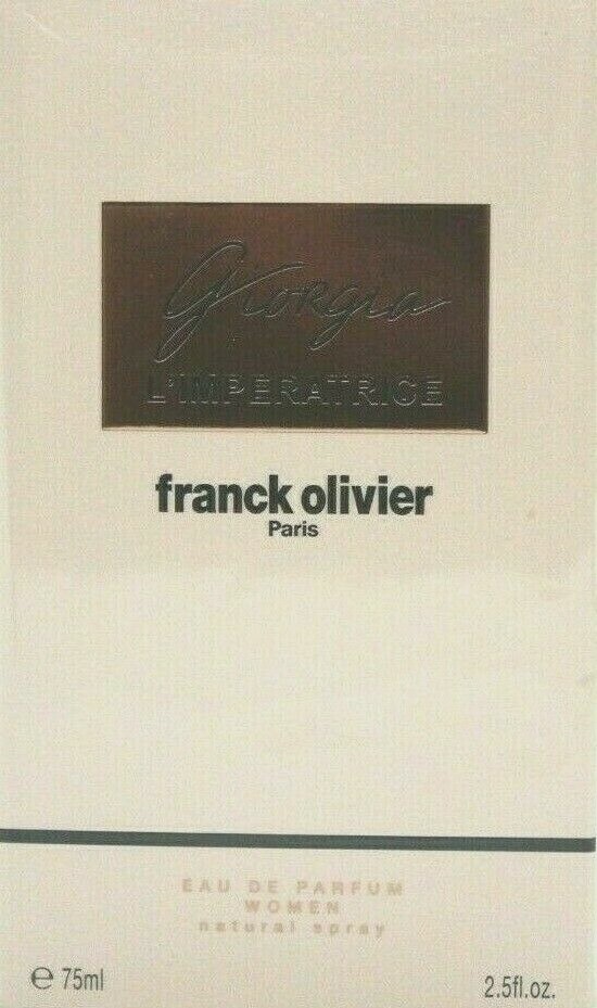 Franck Olivier Giorgio L'imperatrice Eau De Parfum Spray By Franck Olivier - 2.5 oz Franck Olivier Giorgio L'imperatrice Eau De Parfum Spray By Franck Olivier - 2.5 oz
