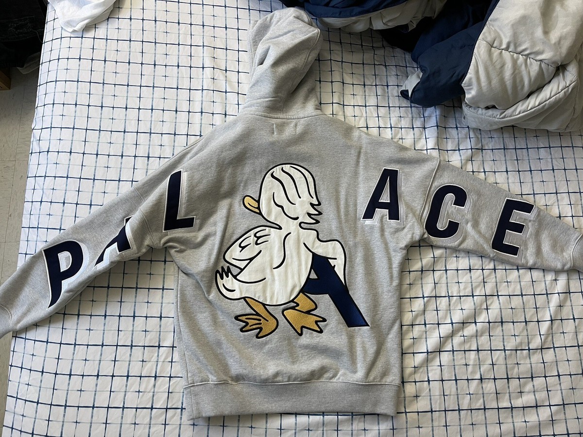 Palace Skateboards Duck Out Hood Skateboards Quacked GREY