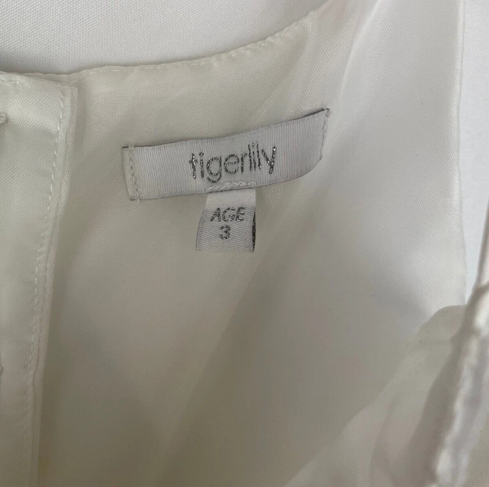 Tigerlily - Flower Girl/ Christening - Size 3 Years- Excellent Used Condition - Image 3 of 4