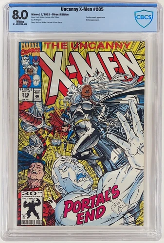 The Uncanny X-Men #285 Graded 8.0 (CBCS) Marvel, February 1992 NOT CGC