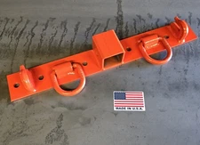 JD John Deere, Kubota Compact Tractor Bolt on Chain Hooks, D Rings, Receiver,