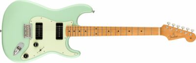 Fender Noventa Stratocaster GuitarMaple Fingerboard, Surf Green w/ Deluxe Gigbag