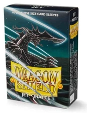 Dragon Shield Matte Japanese Sleeves - Jet (60-Pack) AT-11124