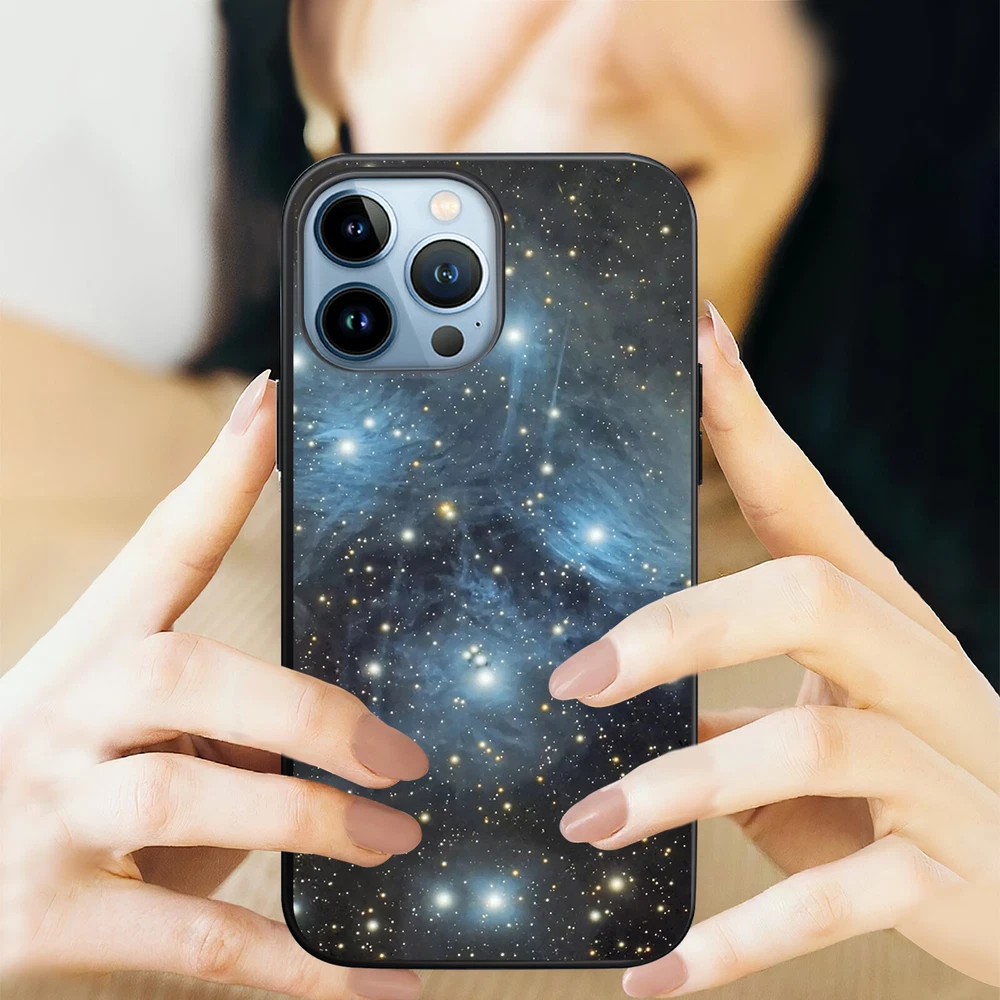 Phone Case Space Soft Silicone Cover For iPhone 11 12 Pro 13 14 Plus 15 Pro Max