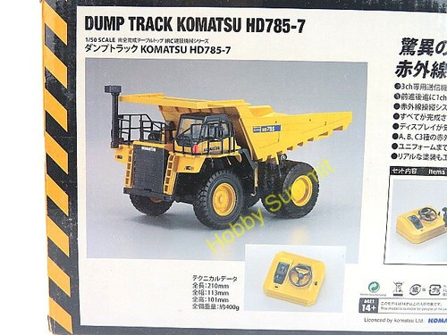 Camión de volteo Kyosho 1/50 R/C Komatsu HD785-7 R-T-R coche de construcción de 3 canales - Imagen 10 de 13