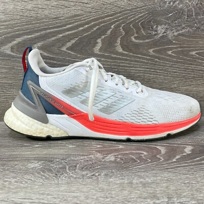 Adidas Womens Response Super Running Shoes SZ 8.5 White Pink Low Sneakers FX4835