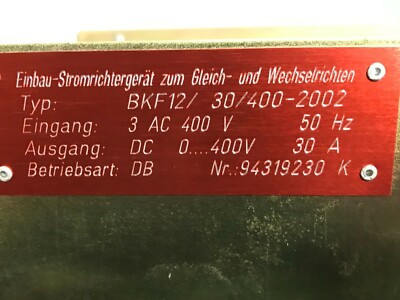 BAUMULLER BKF12/30/400-2002 
