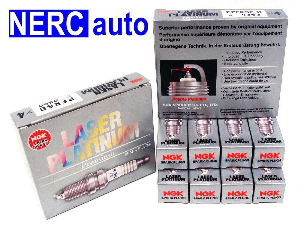 NGK LASER PLATINUM Platinum Spark Plugs PZNAR6A11H 5507 Set of 8 eBay