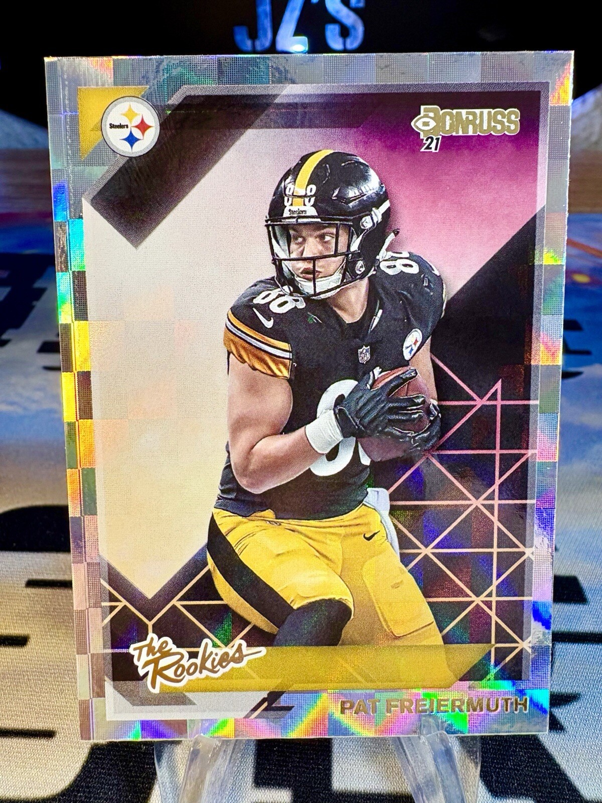 2021 Pat Freiermuth Panini Donruss The Rookies Rookie Card #TR-PFR Steelers