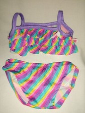 Build A Bear PRETTY RAINBOW BIKINI Plush Clothes Outfit BABW.  24