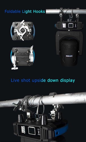 LED Zoom 400W Wash Warm Cool White COB Moving Head Lighting DMX For DJ Disco - Picture 20 of 21