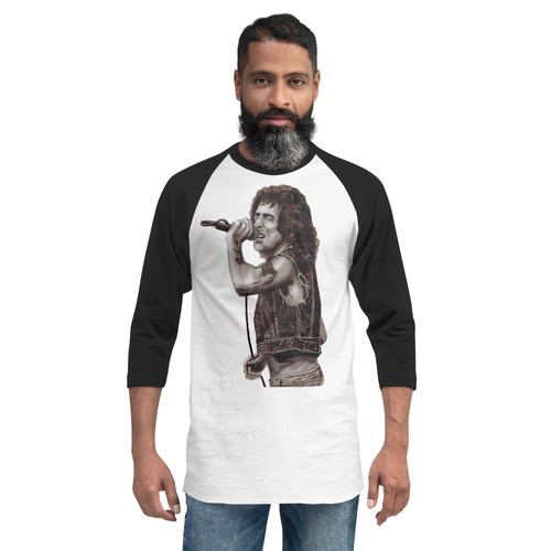 Bon Scott 3/4 sleeve raglan shirt - 第 2/11 張圖片