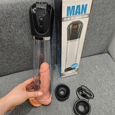 Rechargeable Vacuum Electric Penis Pump Digital Power Up Penis Enlarger Growth