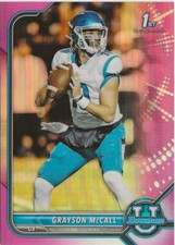 2022 Bowman University Chrome Grayson McCall Pink Refractor SP RC