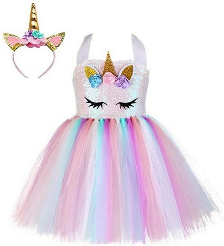 Girls Unicorn Dress Up Costume Headband 