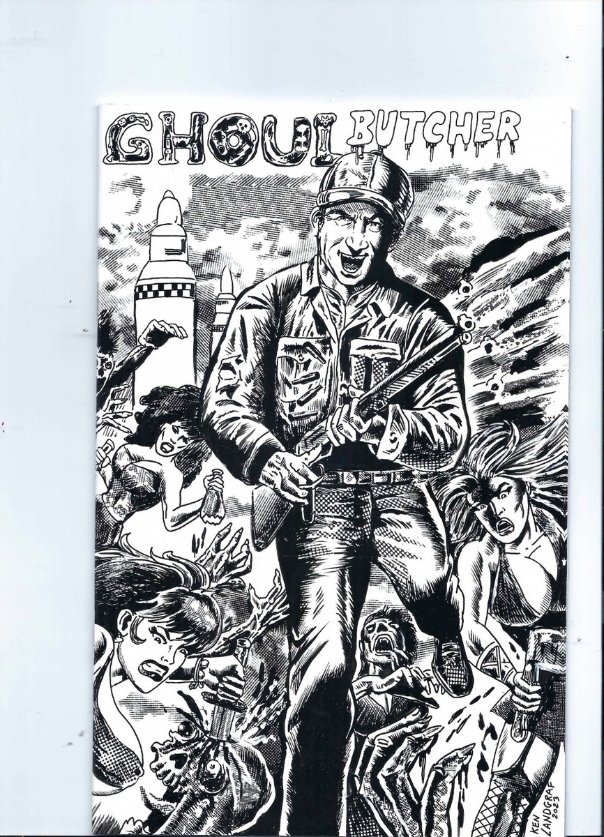 KEN LANDGRAF - NEW COMIC BOOK BLACK AND WHITE COMIC BOOK WRITER