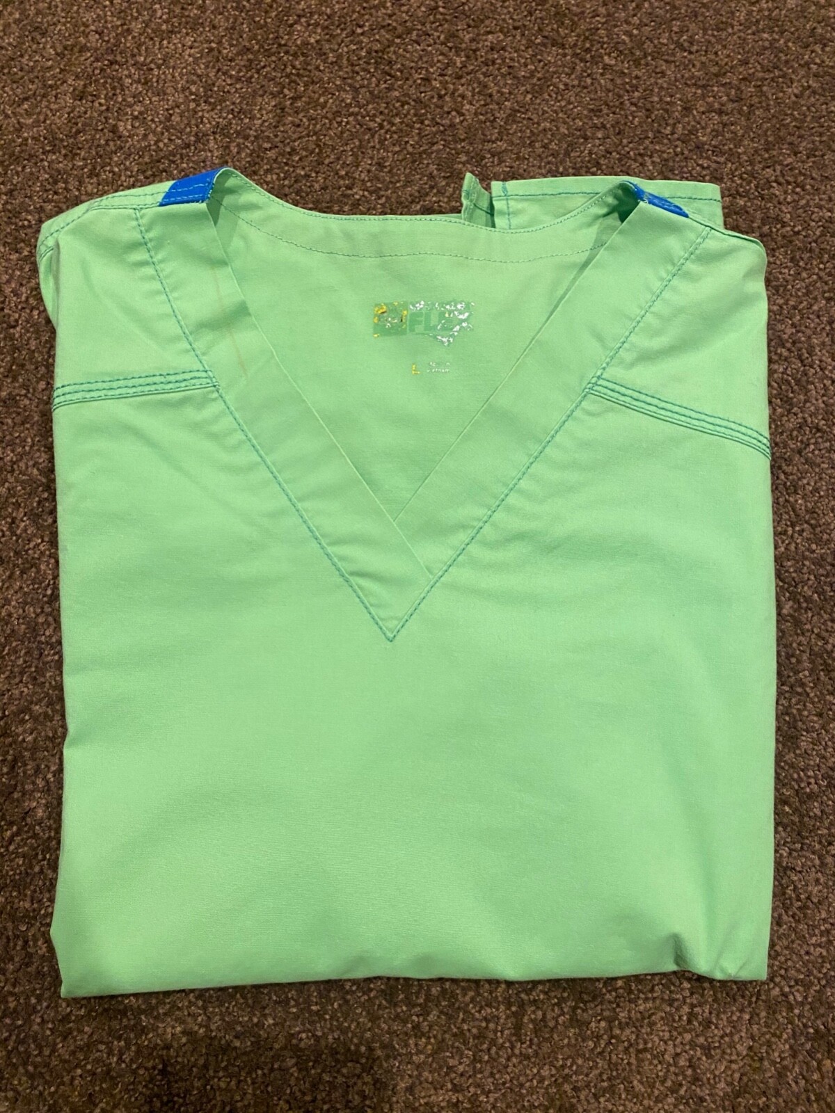 SOLID COLORED SCRUB TOPS BARELY WORN, SOME BRAND … - image 2