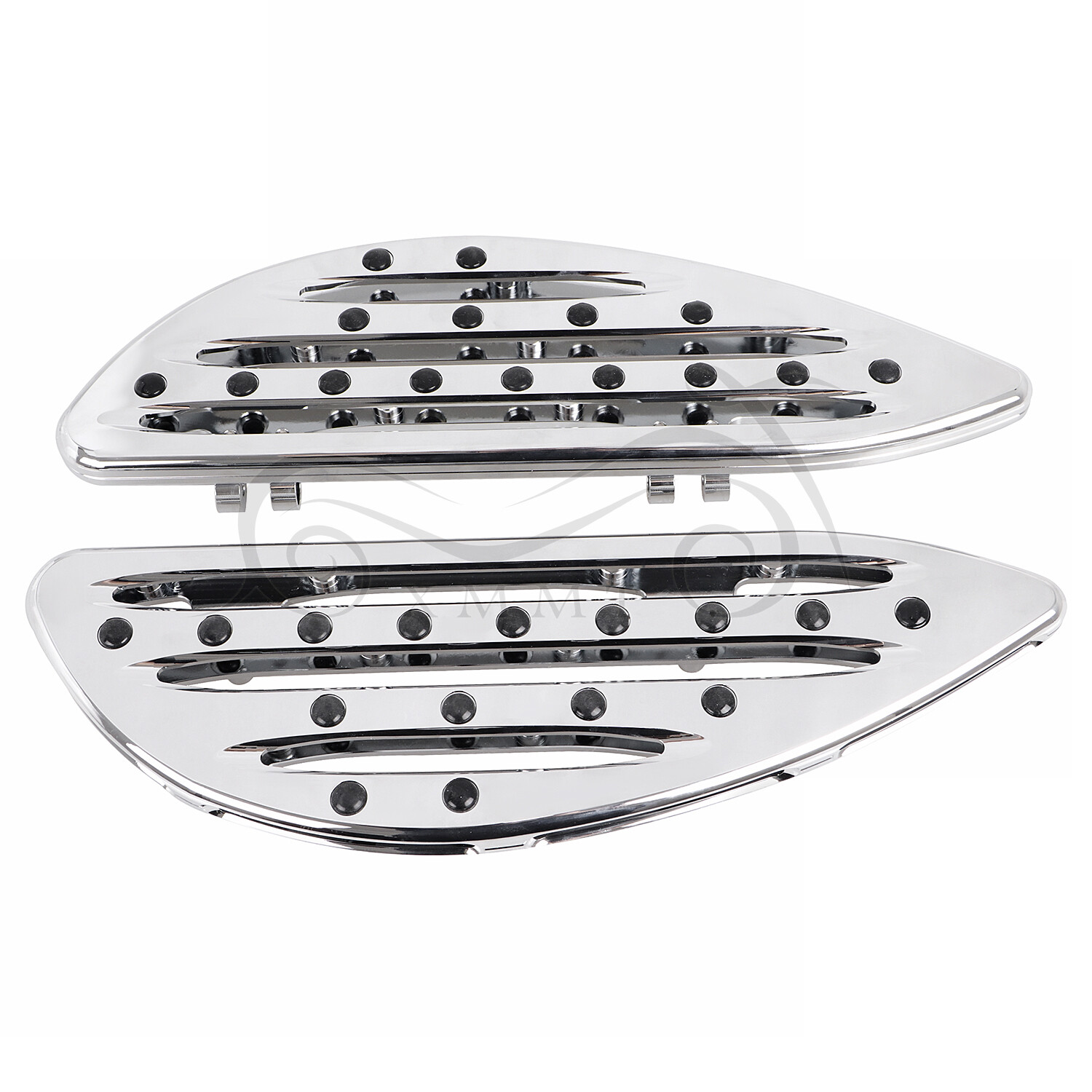 Chrome Driver Stretched Floorboards Foot Boards For Harley Electra