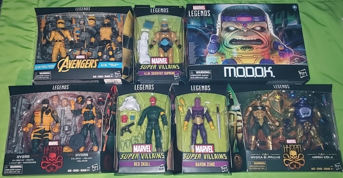 Marvel Legends lot AIM Hydra 2 PACK Modok arnim zola baron