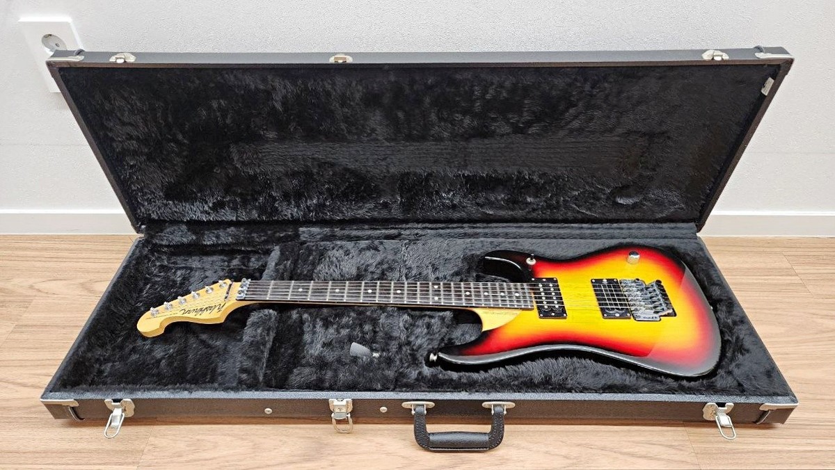 Washburn N4 Sunburst with Washburn Hardcase | eBay