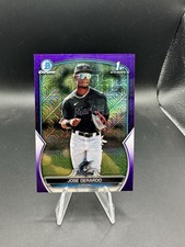 2023 Bowman Chrome M/B Mojo 1st Jose Gerardo #BCP-195 Purple Refractor /299