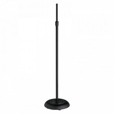 Atlas Sound MS-10B Round Base All-Purpose Mic Stand Black 34" to 62" tall