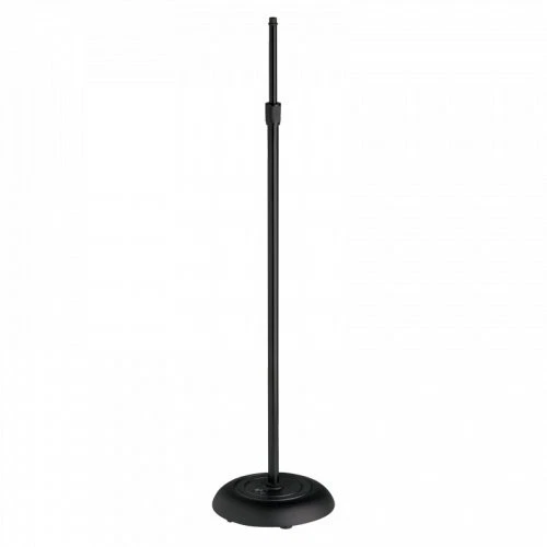 Atlas Sound MS-10B Round Base All-Purpose Mic Stand Black 34" to 62" tall