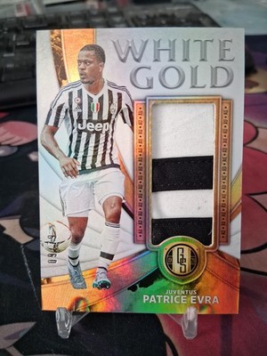 2019-20 Panini Gold Standard - White Gold Threads Patrice Evra #WG-PEV 9/79