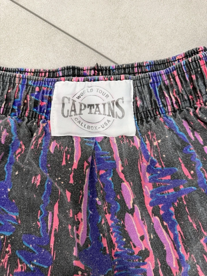 Pantalones De Colección World Tour Captains Callbox Paracaídas Talla M Gris Estampado Martillo EE. UU. Foto 2 de 4