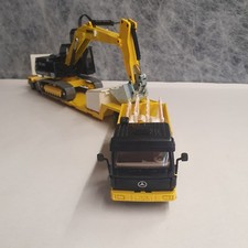 siku 4111 LKW Mercedes SK + 3510 Großbagger meyer + co  M 500 H - 1:55 - 90 iger