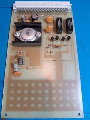 SALCO 1-60 Logic Board France 1980s HAMLIN Relays Motorola 2N3054 Gold Edge