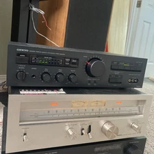 Onkyo A-8048V Stereo Integrated Amplifier No Remote, Phono/tuner Tested. 105 WPC