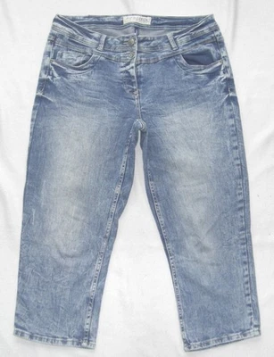 Cecil Jean Pour Femme Scarlett W32 L22 32-22 Bleu Jambe 57 cm Wie Neu - Photo 1/4