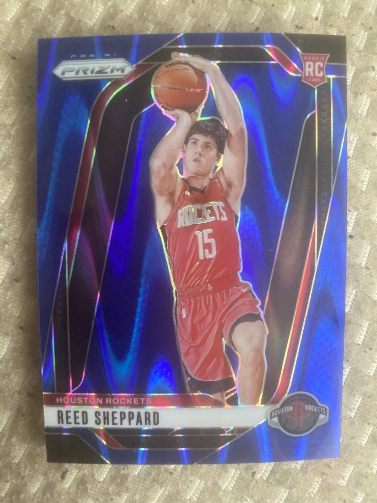 2024-25 Panini Prizm - Reed Sheppard #268 Blue Prizm /199 (RC)