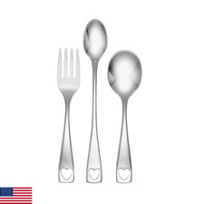 Oneida Little Love 3 Piece Baby Set, silver