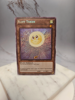 Fluff Token (Happy Art - Dandylion) - Secret Rare Holo Foil Card
