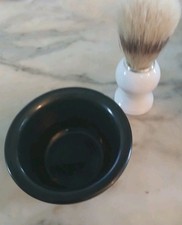 Shave Men's Shaving Brush Bristle and Soap Dish Grooming Face New Great Gift