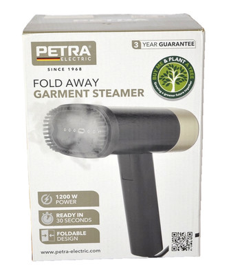 Petra PF01608VDE Opvouwbare Kledingstomer - 1200W - Grijs - Kledingstomers Neu