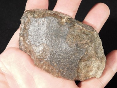 Larger N.W.A 869 Stony METEORITE with Dark Fusion Crust 197gr