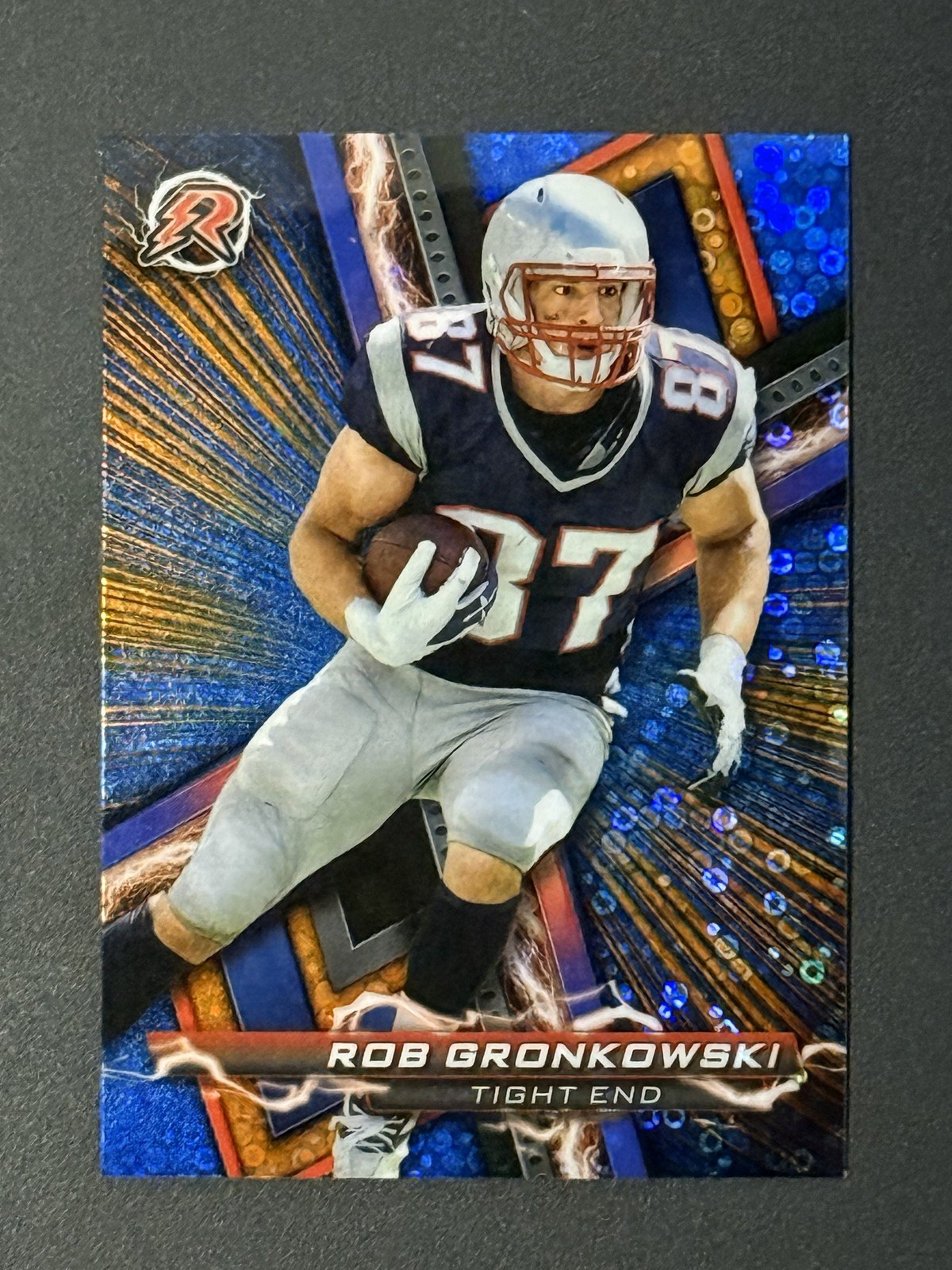 Rob Gronkowski - 2023 Topps Composite - Resurgence Blue and Orange Spark - #73